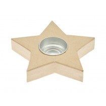 Rico Design Cardboard CANDLE HOLDER STAR small