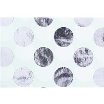 Rico Design Tissue Paper DOTS silver mint