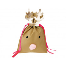 Rico Design Gift Bags REINDEER small light brown