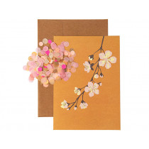 Rico Design DIY Card Cherry Blossom mustard
