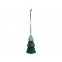 Rico Design Pendant CHRISTMAS TREE with Bell green