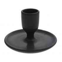 Rico Design Ceramic STEM CANDLE HOLDER S black