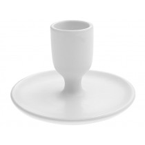 Rico Design Ceramic STEM CANDLE HOLDER S white