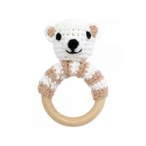 Sindibaba bear rattle ring