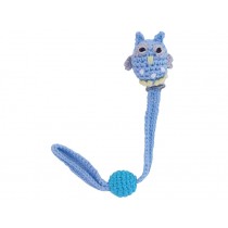 Sindibaba dummy holder owl blue