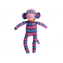 Hickups Sock Monkey lilac & pink