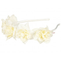 Souza Hair Band LIKE with Blossoms white