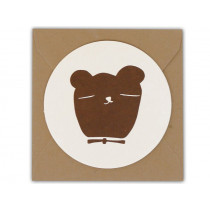Ted & Tone Rounded Gift Card BEAR small