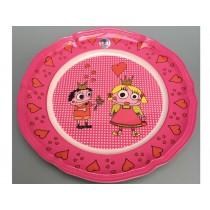 Supersoso Plate large PRINCESS pink