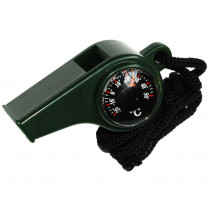 WHISTLE with Compass & Thermometer