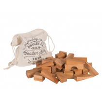 Wooden Story XL Building Blocks in Bag NATURAL (50 pcs)