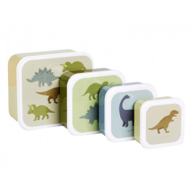 A Little Lovely Company Lunchbox Set - 4 Parts - Jungle Tiger