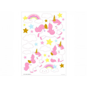 A Little Lovely Company Wall Stickers UNICORN gold