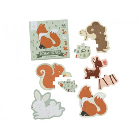 A Little Lovely Company 5 Puzzle FOREST FRIENDS
