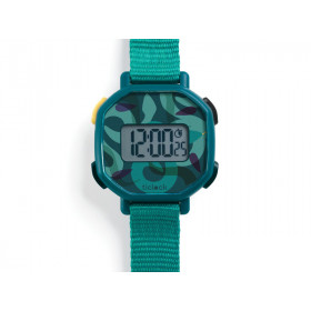 Djeco Ticlock Digital Wrist Watch GREEN SNAKES