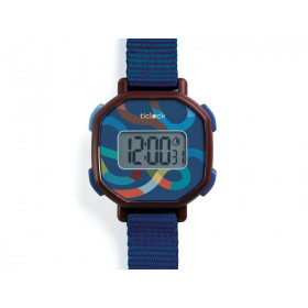 Djeco Ticlock Digital Wrist Watch BLUE VOLUTE