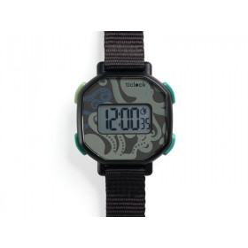 Djeco Ticlock Digital Wrist Watch BLACK OCTOPUS