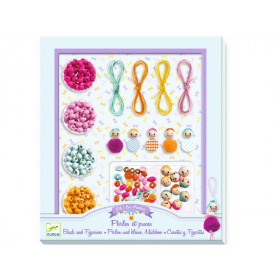 Djeco Kids Jewellery Kit BEADS & LITTLE GIRLS
