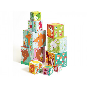 Stacking cubes Forest Animals by Djeco