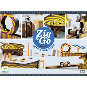 Djeco Domino Race Track Zig & Go 45 PIECES