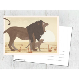 Fräulen Elvira Postcard LIONS