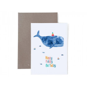 Frau Ottilie Birthday greeting card HAPPY BIRTHDAY Wale