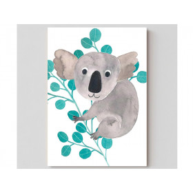 Frau Ottilie Postcard KOALA Eucalyptus