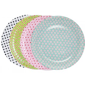 krima & isa paper plates dots