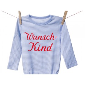 Iron-on patch "Wunschkind" by krima & isa