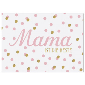 krima & isa Postcard "MAMA IST DIE BESTE"