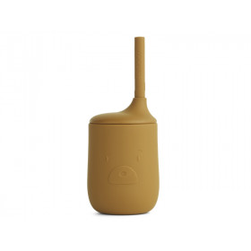 LIEWOOD Silicone Sippy Cup ELLIS bear golden caramel