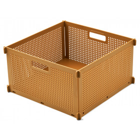 LIEWOOD Medium Storage Box DIRCH golden caramel