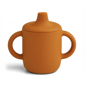 LIEWOOD Silicone Sippy Cup NEIL mustard