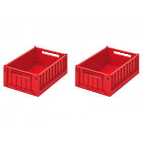 LIEWOOD 2-Pack Storage Box WESTON apple red S