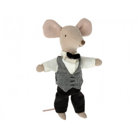Maileg Magnetic Big Sister/ Brother Mouse WAITER