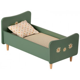 Maileg Wooden DOLLS BED for SIZE 1 & 2 dusty green