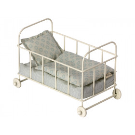 Maileg BABY COT for Micro pastel blue