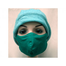 Hickups Fabric Mask ADULTS FEMALE green