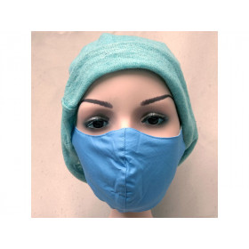 Hickups Fabric Mask ADULTS FEMALE cobalt blue