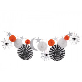 Meri Meri XL Honeycomb Garland HALLOWEEN SHAPES