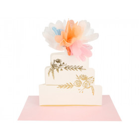 Meri Meri 3D Greeting Card FLORAL CAKE