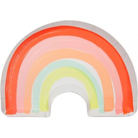 Meri Meri Rainbow Large Party Plates