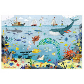 Moulin Roty DISCOVERY PUZZLE Ocean (96 Pieces)