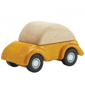 Plantoys Mini Wooden CAR yellow