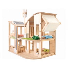 PlanToys Dollhouse GREEN with furniture