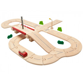 PlanToys Wooden Road System 