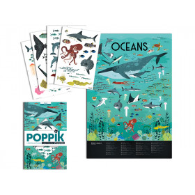 Poppik STICKER POSTER Oceans (6-12Y)