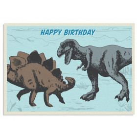 Rex London Greeting Card for Birthday PREHISTORIC LAND