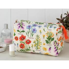 Rex London Quilted Toiletry Bag WILD FLOWERS