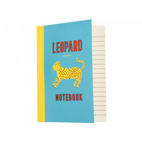 Rex London Pocket Notebook LEOPARD A6